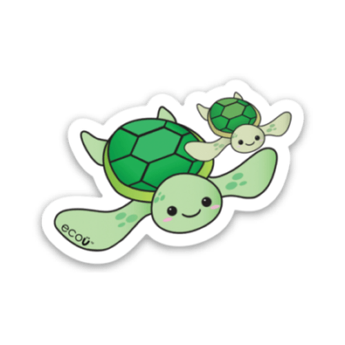 Turtley Cool' Sticker – ecoü
